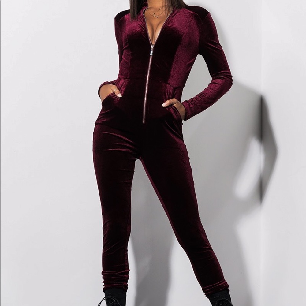 Velvet Jumpsuit